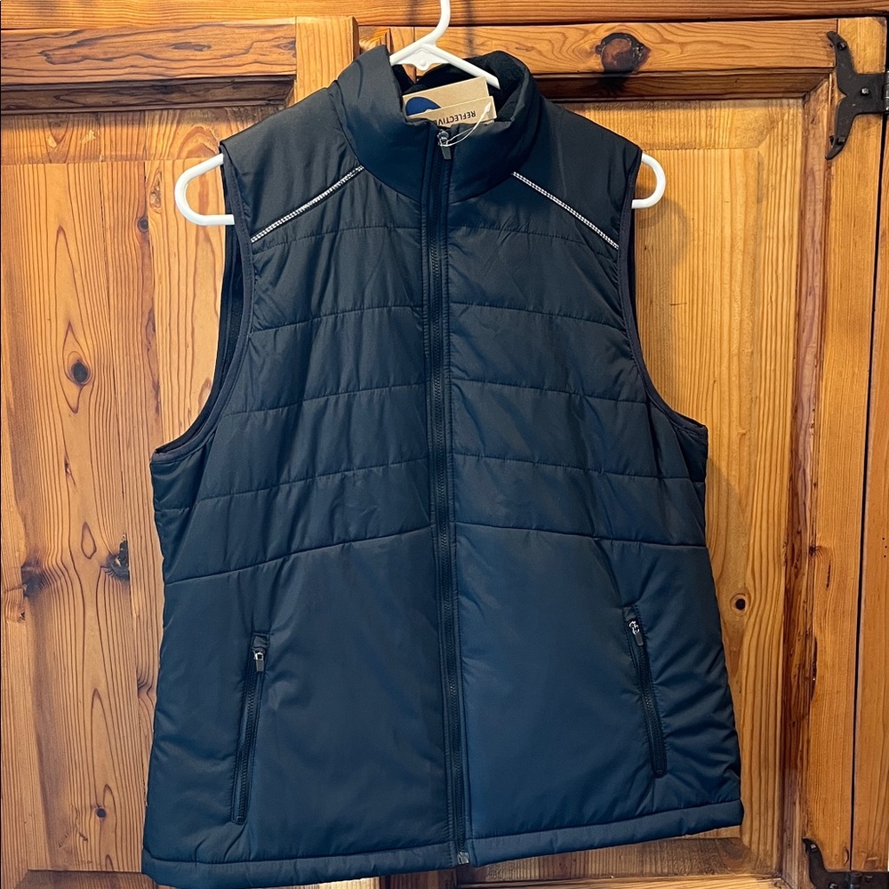 Asics Women's Black Puffer Vest